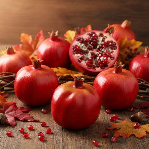 Artikel Künstlicher Granatapfel Rot – Täuschend echte Dekofrucht 10,5cm für Schaufenster & Tischdeko