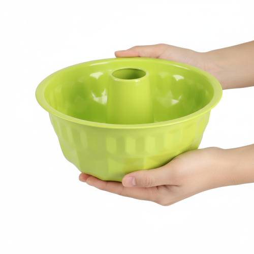 Artikel Metall Deko Gugelhupf Kuchenform Apfelgrün Ø23cm H12cm dekorative Blumenarrangements