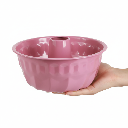 Artikel Metall Deko Schale Backform Gugelhupf Pink Ø23cm H12cm - Moderne Dekoration