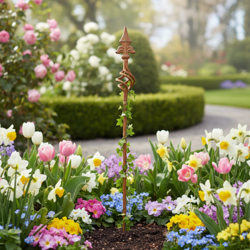Artikel Metall Rankstab Garten Rankhilfe 115cm für Außenbereiche