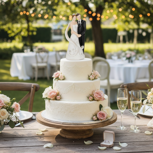 Hochzeitfigur Brautpaar 10,5cm | Floristik21.de