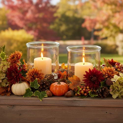 Rundes Windlichtglas 12 cm, klares Glas, Set mit 2 Stück, vielseitig einsetzbar | Floristik21.de