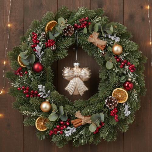 Glas Weihnachtsanhänger Schleife, 10cm, 2er-Set, Braun | Floristik21.de