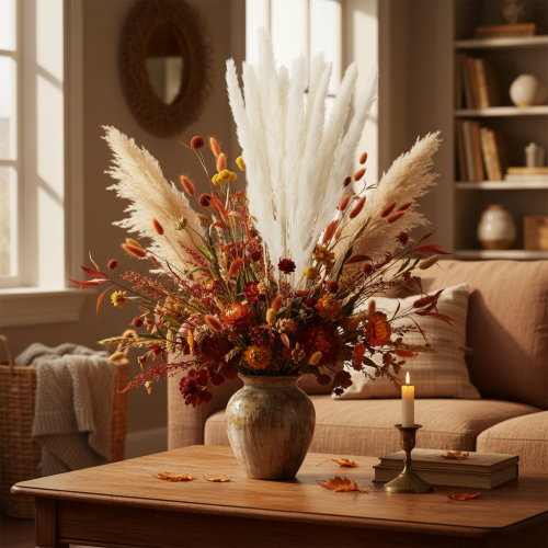 Pampasgras Trockenblumen Creme 70cm 15 Stiele | Floristik21.de