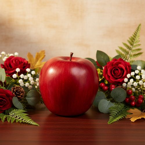 Artikel Deko Apfel Rot Kunstobst Red Delicious Ø8cm H9,5cm 4er-Set