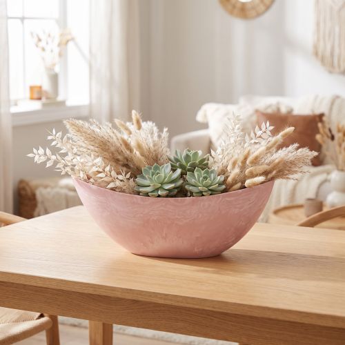 Deko-Schale Pflanzschale Rosa 34cm x 11cm H11cm | Floristik21.de