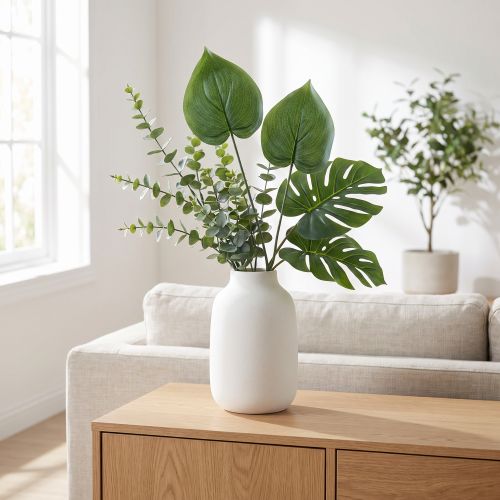 Philodendron Künstlich Baumfreund Kunstpflanzen Grün 48cm | Floristik21.de