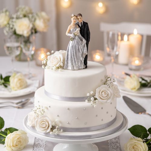 Artikel Silberhochzeitspaar 10cm