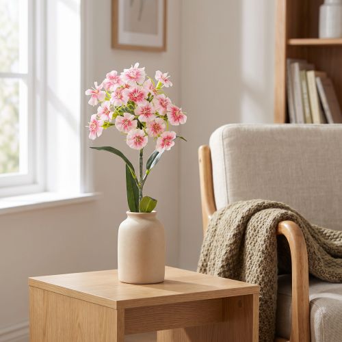 Bartnelke künstlich Nelke Peach Pink 52cm | Floristik21.de