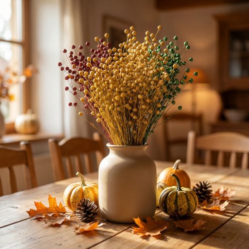 Trockengras Deko Flachs Verschiedene Farben H50cm 80g | Floristik21.de