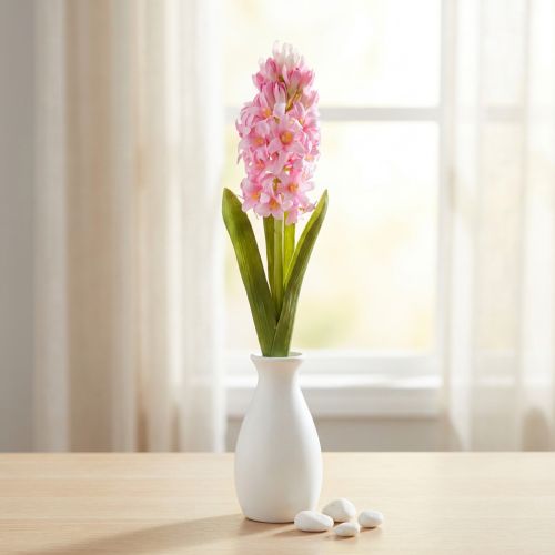 Hyazinthe Real-Touch Rosa 40cm | Floristik21.de