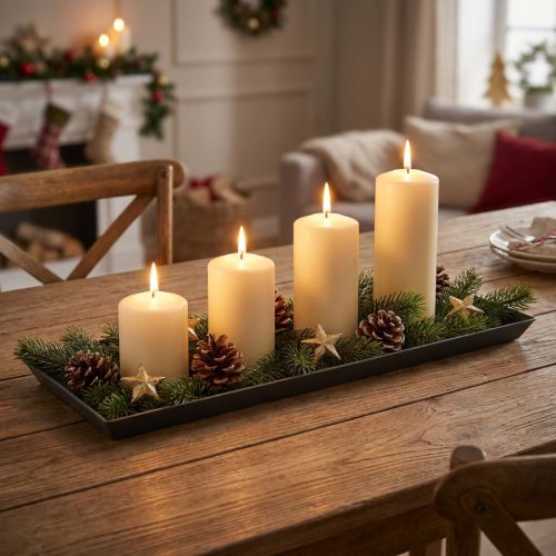 Deko-Tablett Anthrazit 43cm x 12cm | Floristik21.de
