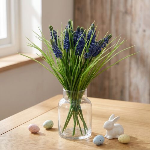 Traubenhyazinthen 28cm - 30cm Blau 15 St | Floristik21.de