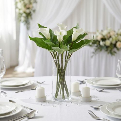 Calla Lilie Kunstblume Weiß 34cm Exotische Dekoration