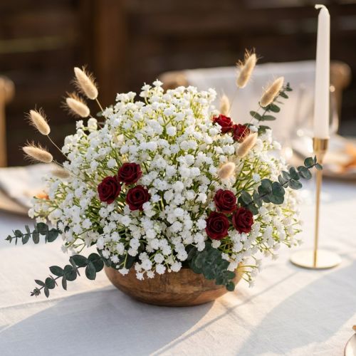 Weißes Schleierkraut künstlich Gypsophila L30cm 12St | Floristik21.de
