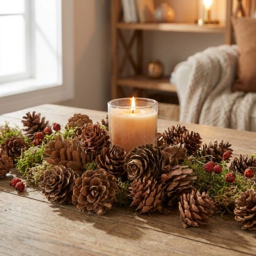 Artikel Kiefernzapfen Natur Deko 300g natürlich rustikal Herbst Weihnachten Advent