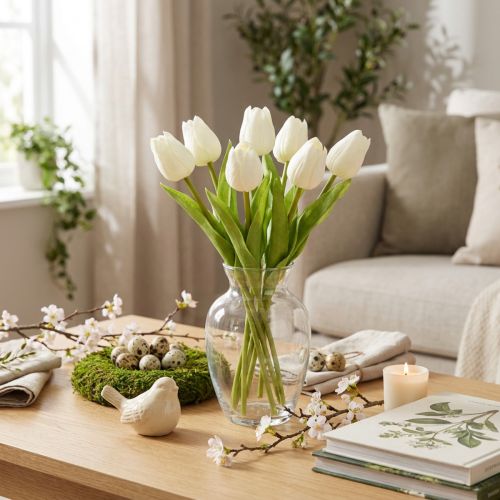 Artikel Künstliche Tulpen 21 cm im Set aus 6 Stück – Realistische Kunstblumen für elegante Dekoration