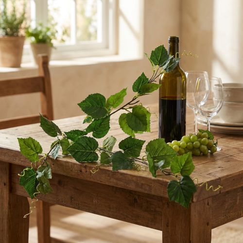 Künstliche Wein Deko Kunstpflanzen Grün Verzweigt L78cm | Floristik21.de