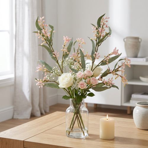 Eukalyptus Künstlich Zweig Blätter Dekoration 75cm 2 St – Elegant & Vielseitig | Floristik21.de