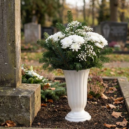 Einstellvase Lilia Perlmutt Ø23cm 1 St | Floristik21.de
