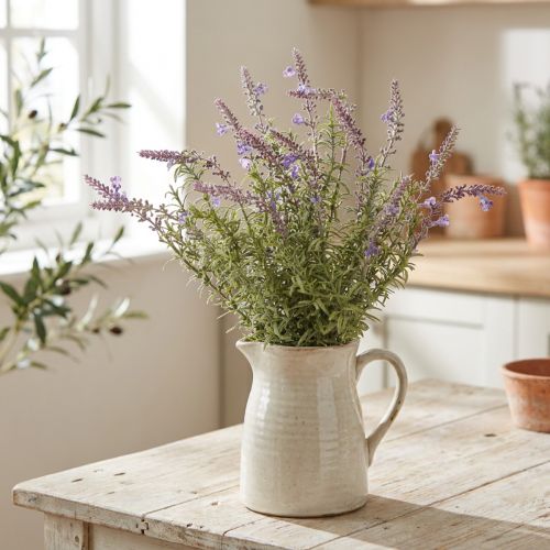 Artikel Lavendelstrauß künstlich 40cm 3St - Dekoration lila Blüten