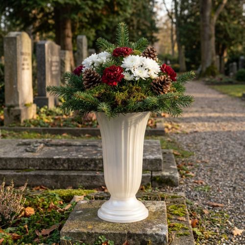 Einstellvase Lilia Perlmutt Ø28cm, 1 St | Floristik21.de