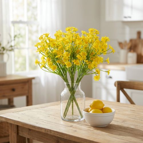 Artikel Künstlicher Kamille Blumenbund 28cm 3er Set – Dekoration im Landhausstil