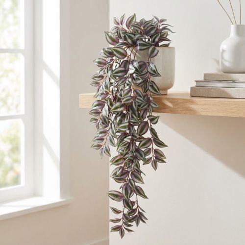 Zebrakraut Künstliche Hängepflanze Tradescantia 90cm | Floristik21.de