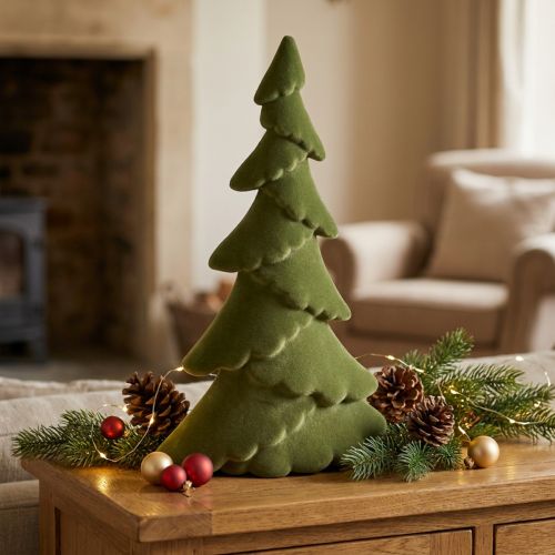 Artikel Deko Tanne Tannenbaum beflockt Weihnachtsbaum Grün 60cm