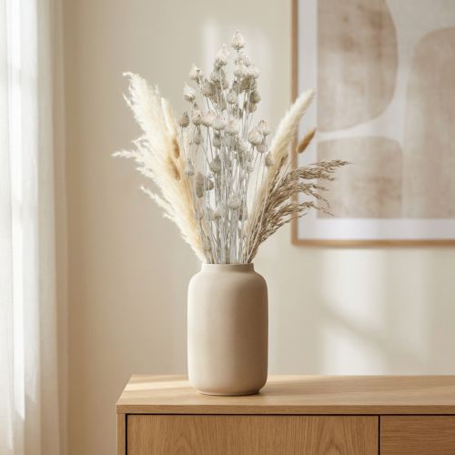 Trockenblumen Weiß Trockendistel Erdbeerdistel Gefärbt 100g | Floristik21.de