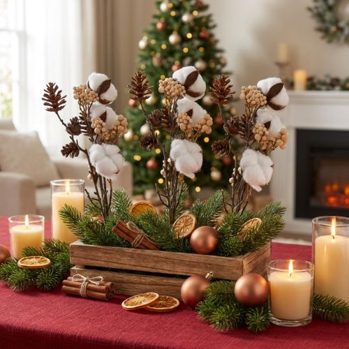 Dekozweige Weihnachten künstlich Mix Sortiert 29cm 3 Bund | Floristik21.de