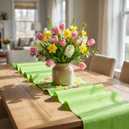 Floristen-Krepppapier Hellgrün 50x250cm | Floristik21.de