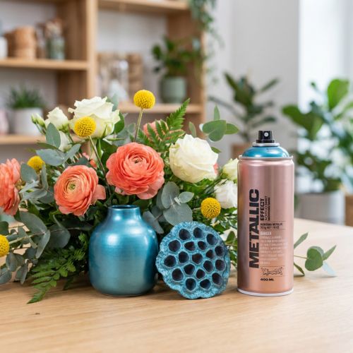Artikel Lackspray Effektspray Metallic Lack Blau Caribbean 400ml