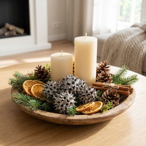 Amberbaum Zapfen Natur weiß gewaschen 250g | Floristik21.de