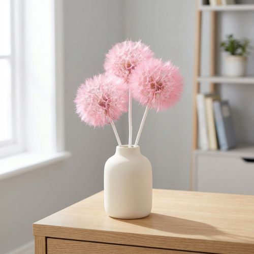 Artikel Trockenblumen Wiesenbocksbart Deko-Kugel 12 cm Innenraumgestaltung 4er-Set