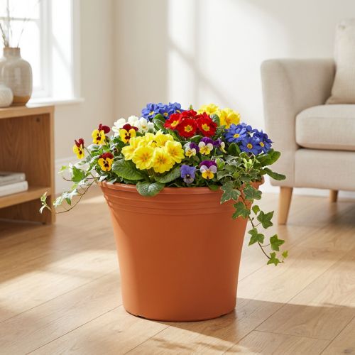Topf „Irys“ Plastik Terrakotta Ø38cm H31cm 1 St | Floristik21.de