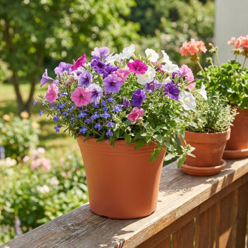 Topf „Irys“ Plastik Terrakotta Ø17cm H14cm 1 St | Floristik21.de