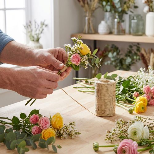 Artikel Papierdraht Natur 0,4mm 205m für Floristik DIY Dekoration