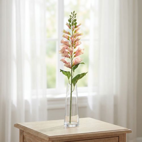 Artikel Künstliche Fingerhut Lachs Kunstblume Stielblume Dekoration 90cm