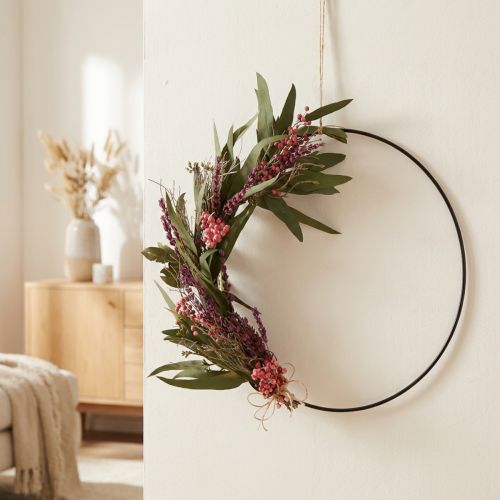 DIY Trockenblumenkranz Lavendel Deko Ø30cm - Kreatives DIY Set | Floristik21.de