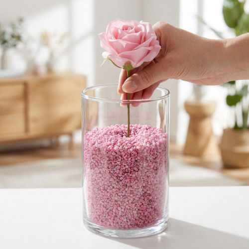 Dekogranulat Pink Dekosteine 2mm - 3mm 2kg | Floristik21.de