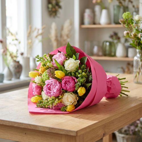 Artikel Manschettenpapier Pink 37,5cm 100m