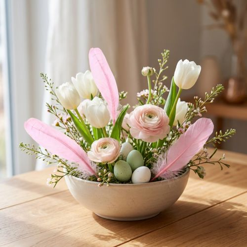 Artikel Federn Rosa Gänsefedern 18-20cm 40g Kreativbasteln Dekorationen