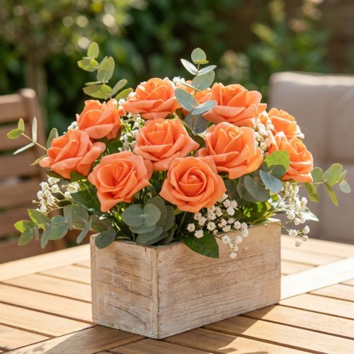 Artikel Foam Rose Ø4,5cm Orange 36St