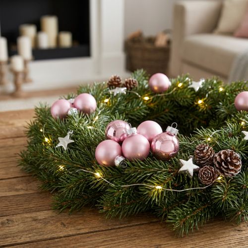 Mini Weihnachtsbaumkugeln Glas Hell Lila Ø2,5cm 22 St | Floristik21.de