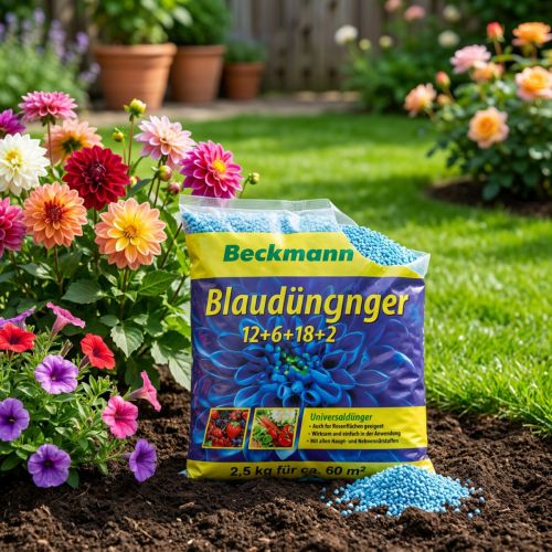 Beckmann Blaudünger spezial 2,5kg Blaukorn Universaldünger | Floristik21.de