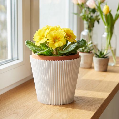 Artikel Plisseemanschetten Weiß 8,5cm 100 St