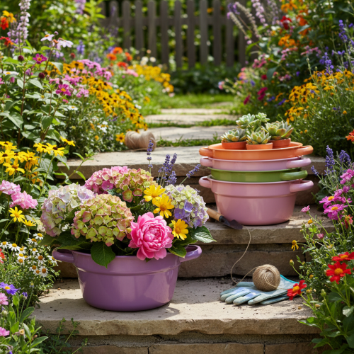 Artikel Metallschüssel Deko Schale Ø17cm 4 Frühlingsfarben 4St Stück