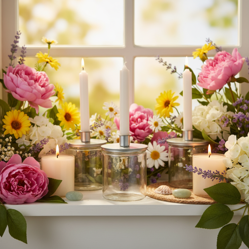 Glaszylinder Vase transparent 10 cm 3er-Set für Innenbereich | Floristik21.de