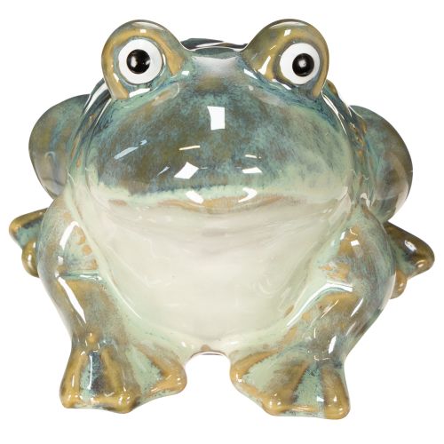 Artikel Keramik-Froschfiguren 3er-Set – Sommerdekoration für Balkon, Terrasse und Wohnung, 12 cm